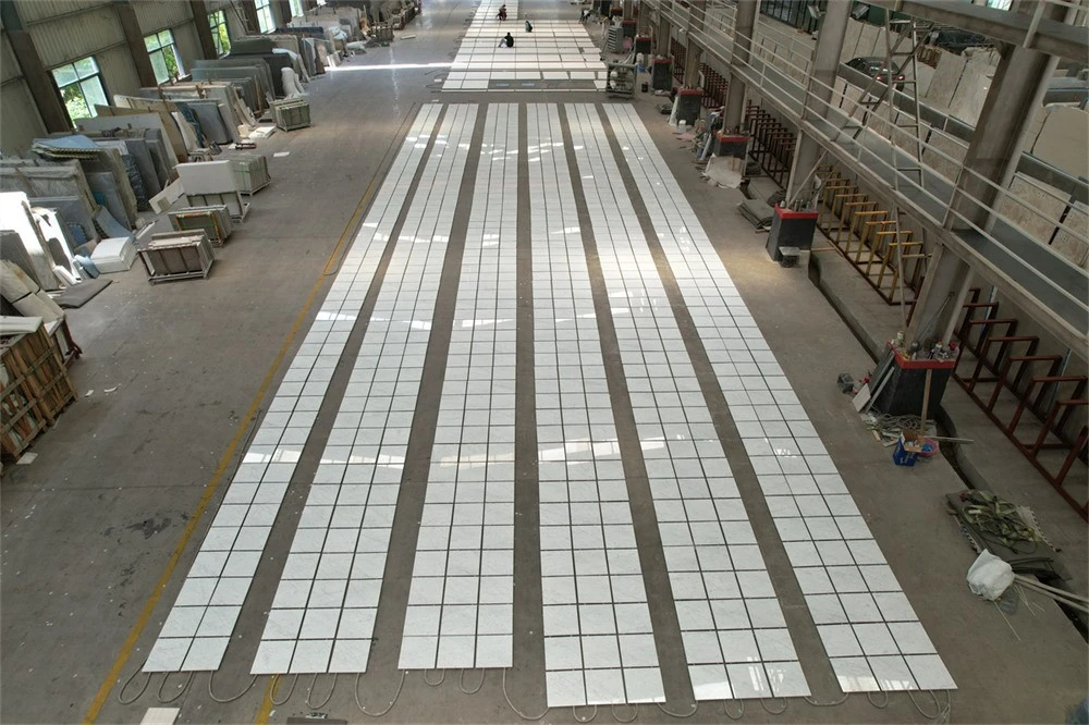 400X400X14MM Bianco Carrara marble tiles products 400X400X14MM Bianco Carrara marble tiles products