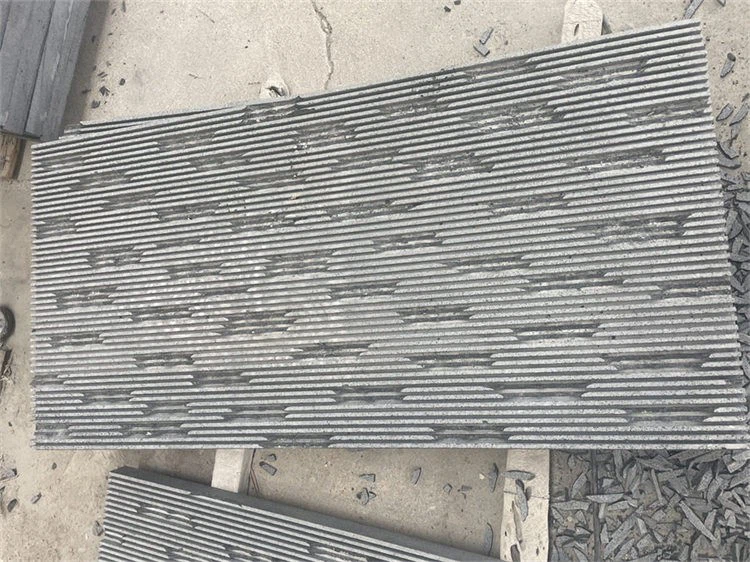 GROOVED grey andesite tiles GROOVED grey andesite tiles