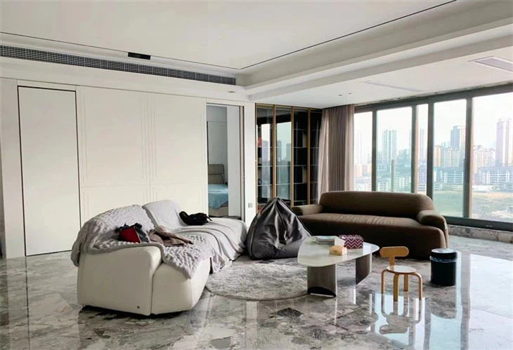 Carrelage de sol en marbre gris