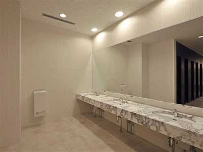 Salle de bain en marbre Arabescato