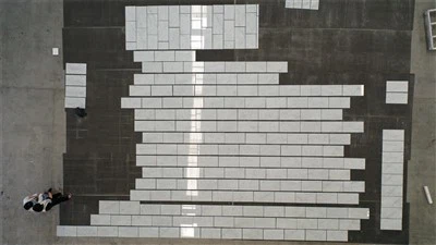 Carrelage en marbre italien Bianco Carrara