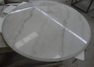 Table de salle à manger circulaire en marbre