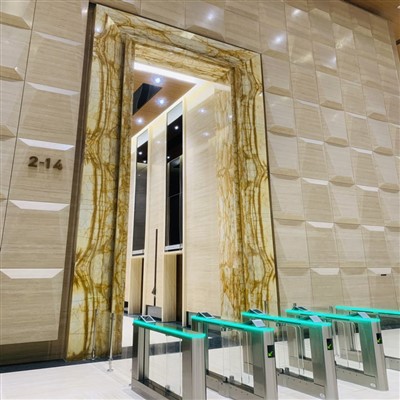 Tuiles de revêtement de mur de travertin