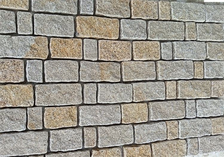 Pavés de granit pour les rues piétonnes