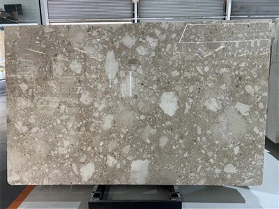 Montage en marbre beige pour les carreaux de mur et de sol intérieurs