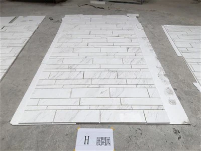Carreaux muraux en marbre aiguisés